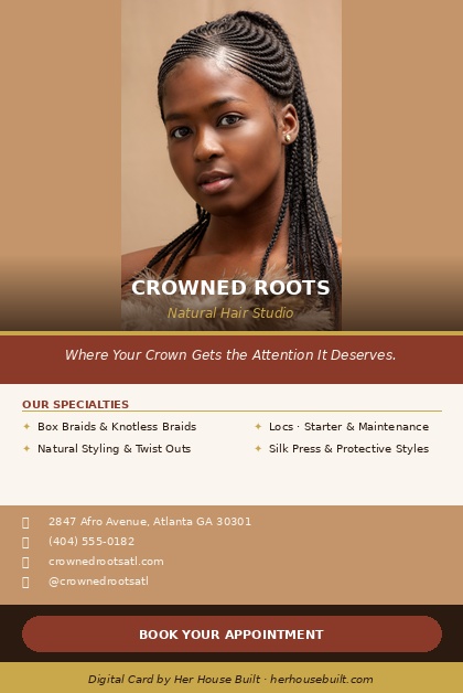 Natural Hair — Crowned Roots